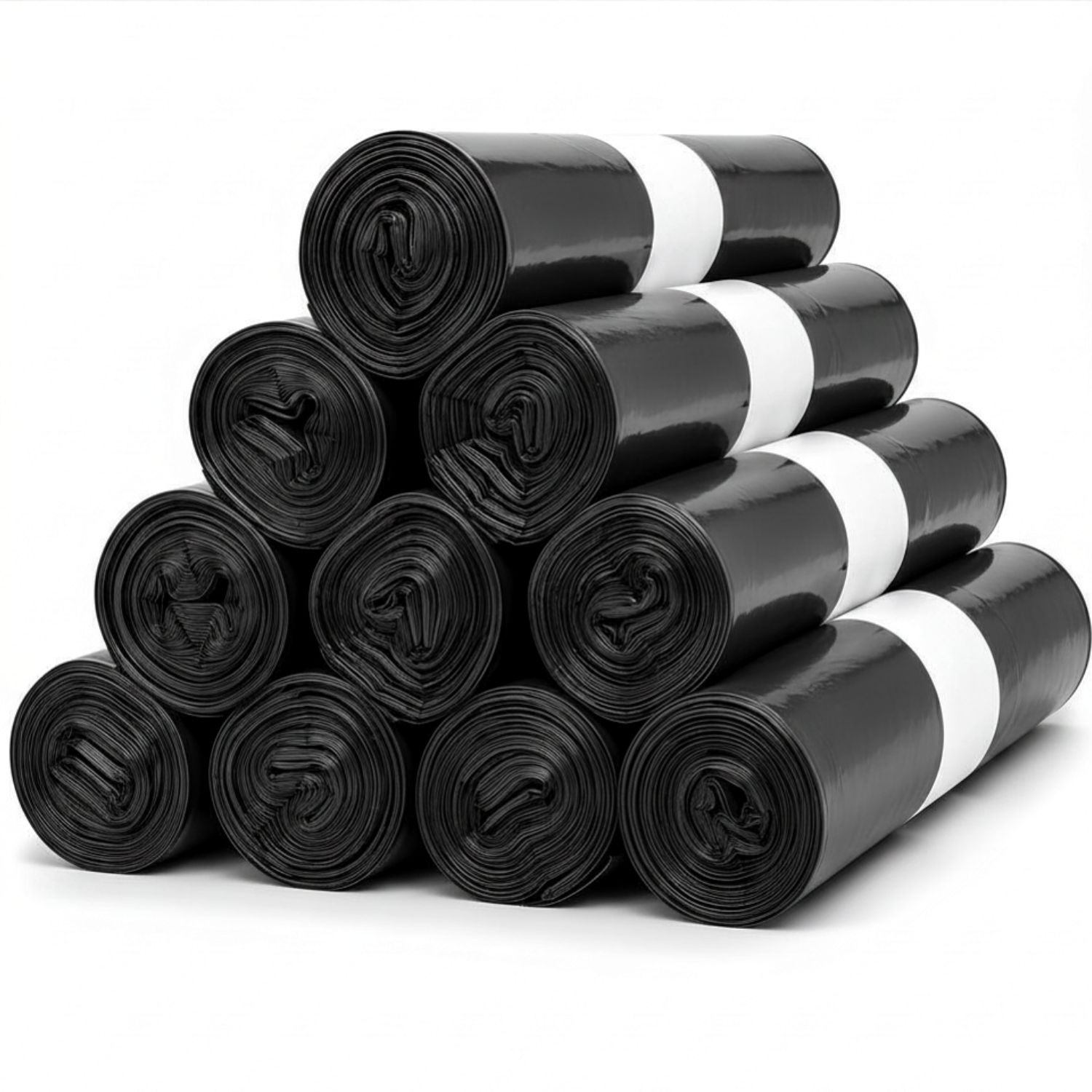 Müllsäcke 120 L extra stark (70 µm), schwarz – Rolle à 20 Beutel