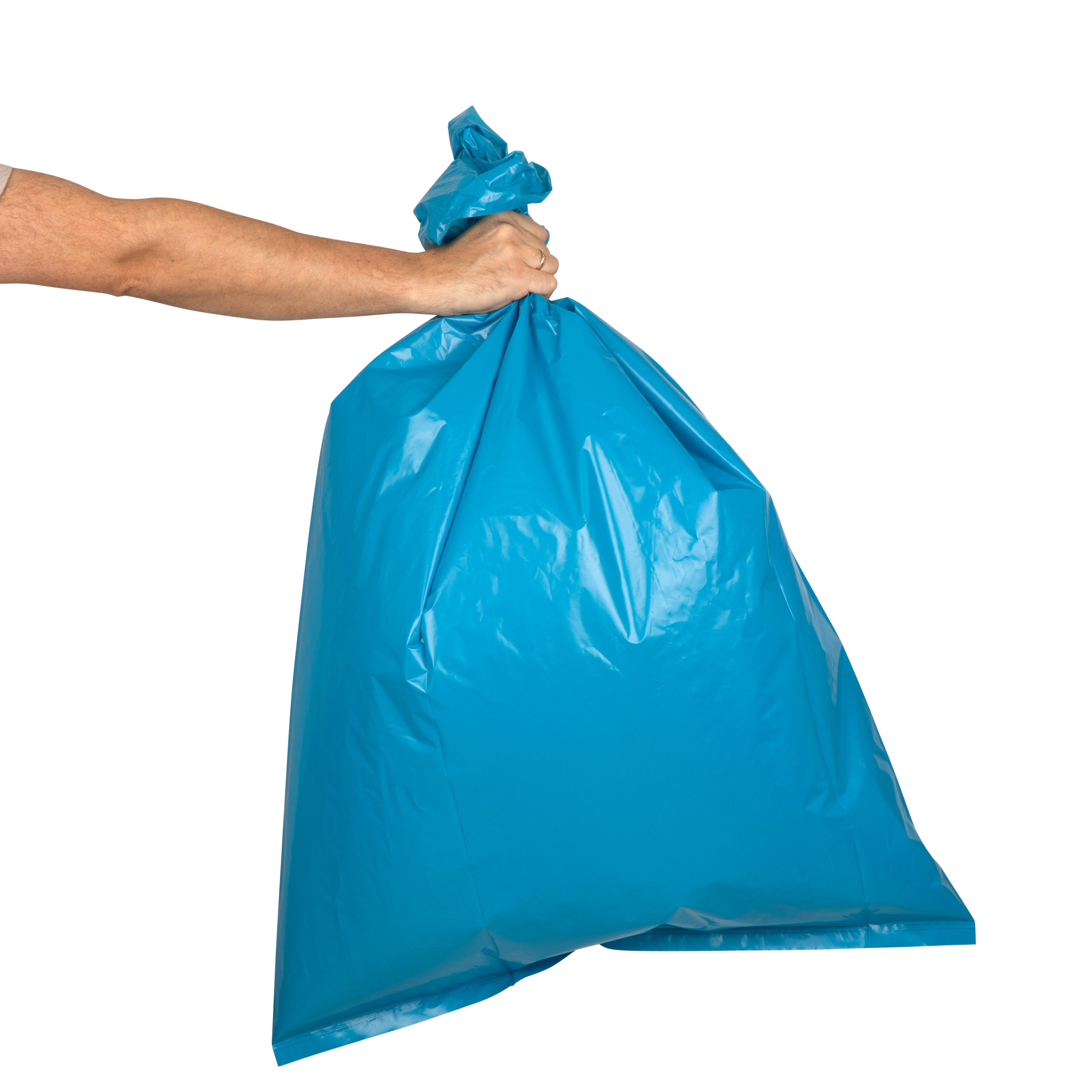 Müllsäcke 120 L extra stark, blau – Rolle à 10 Beutel – Bild 3