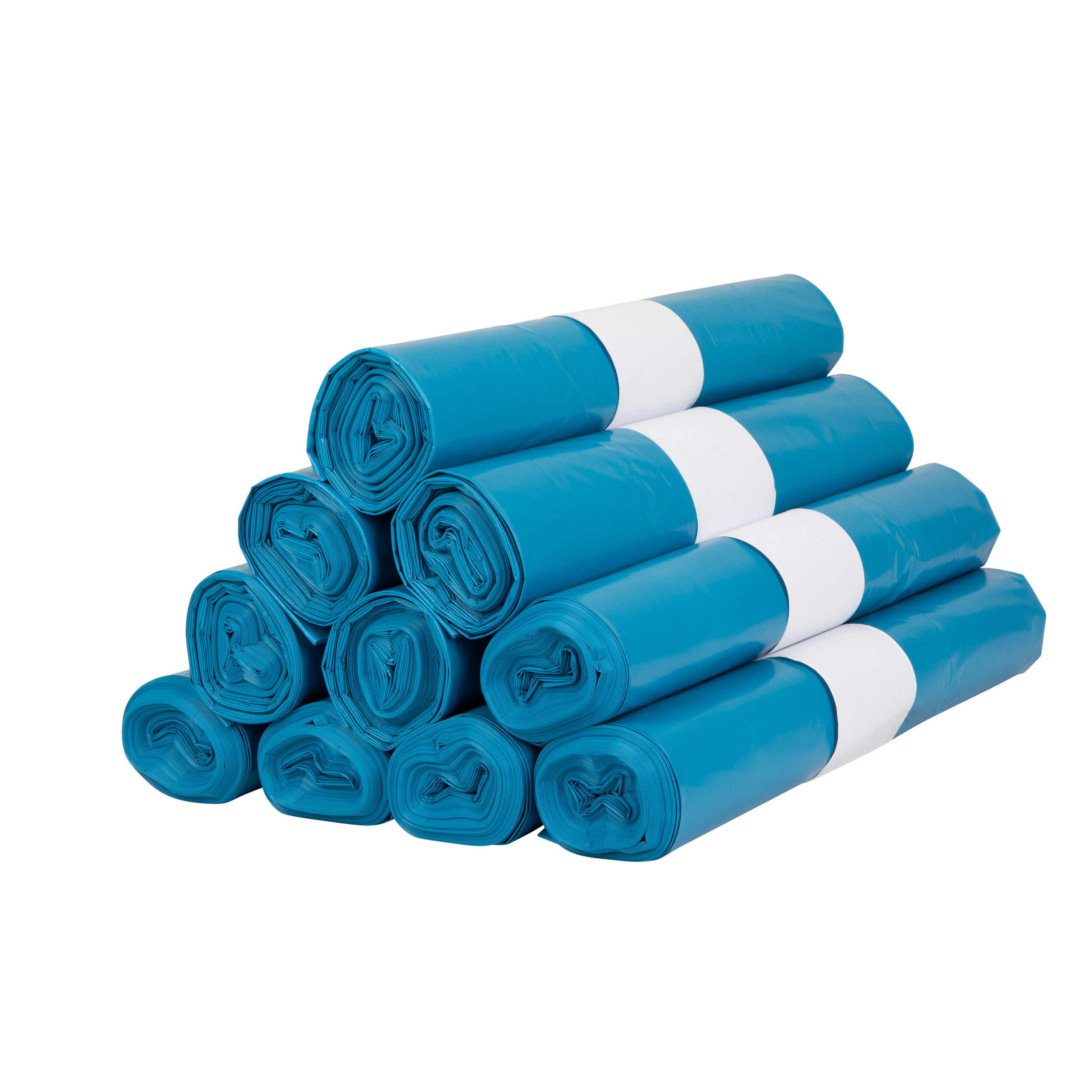 Müllsäcke 120 L extra stark, blau – Rolle à 10 Beutel